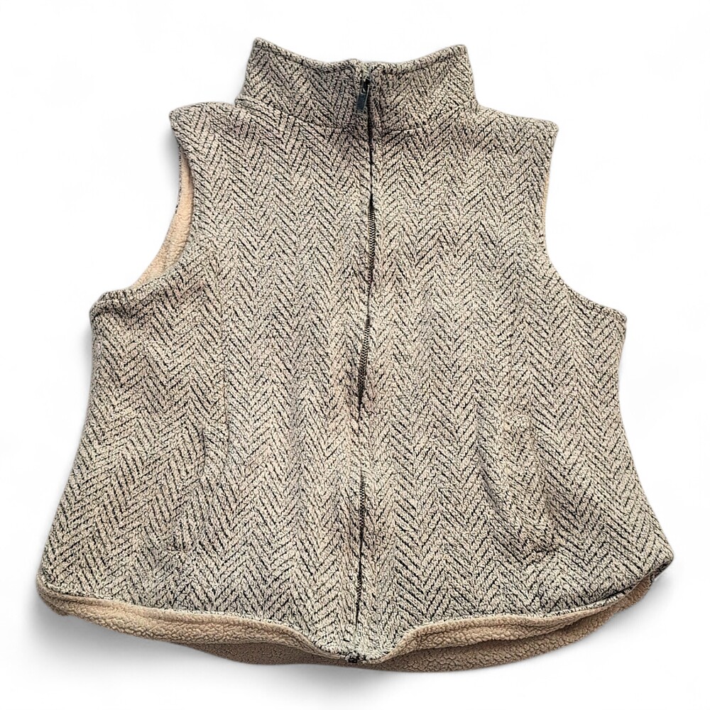 Altar'd State Gray Fleece-Lined Sweater Vest XS